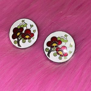 Vintage clip on earrings